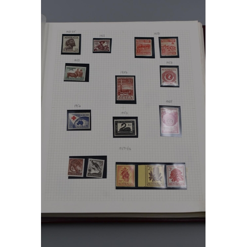 50 - Album Containing Australian Postal Stamps dating From 1913 to 1989