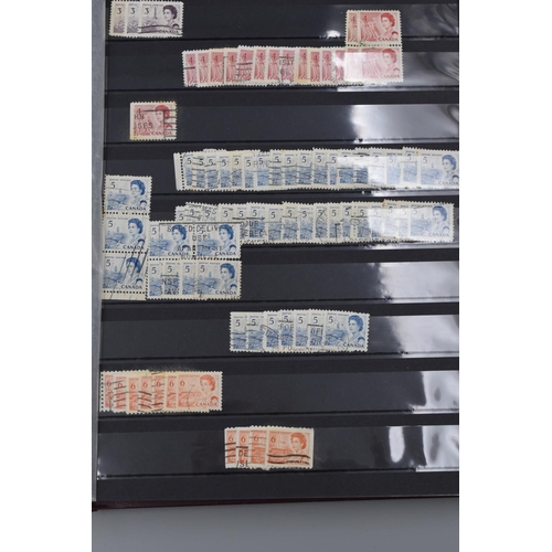 61 - Album Containing a Selection of Canadian Post Marked Stamps Ranging From Queen Victoria to Elizabeth... 