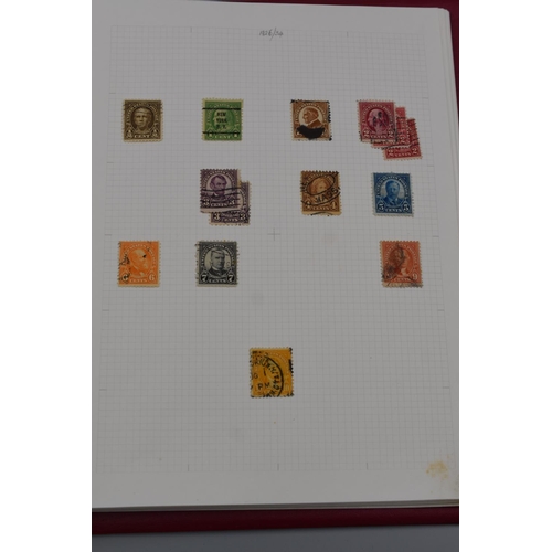 65 - Album Containing USA Postal Service Stamps dating From dating From the 1920s