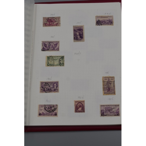 65 - Album Containing USA Postal Service Stamps dating From dating From the 1920s