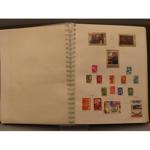 29 - Album Containing a Selection of Russian, Azerbaijan, Bulgarian, Ukraine and Mongolian Stamps