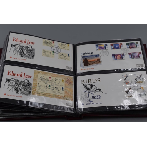 74 - Stanley Gibbons Album of approx 84 British First Day Covers including Urban Renewal, British Trains,... 