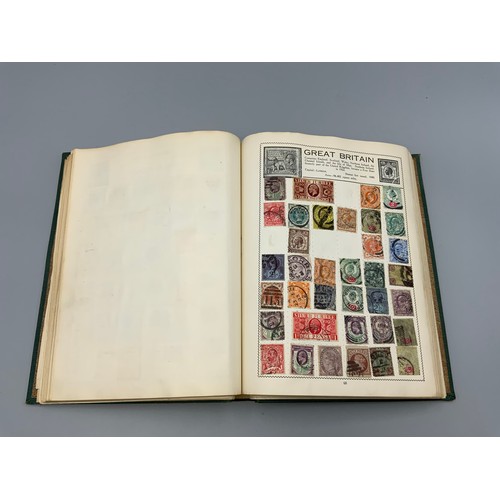 114 - The Movaleaf Illustrated Worldwide Stamp Album Containing Stamps including Queen Victoria, Edward VI... 