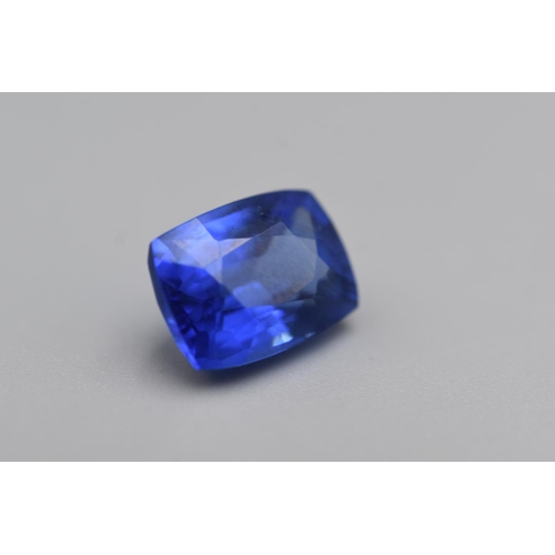 83 - Cushion Cut Natural Sapphire 10.27ct Complete with Certificate