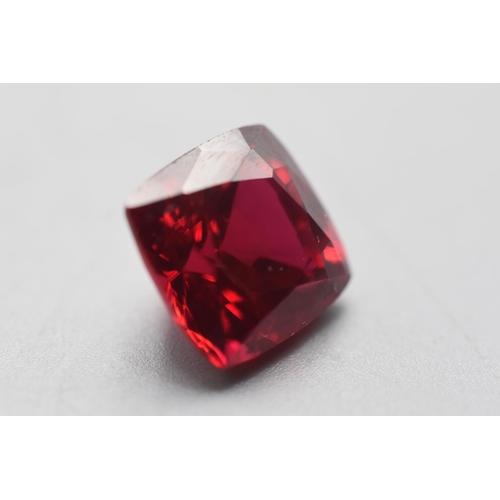 85 - Cushion Cut (10.62ct) Natural Ruby Complete with Certificate