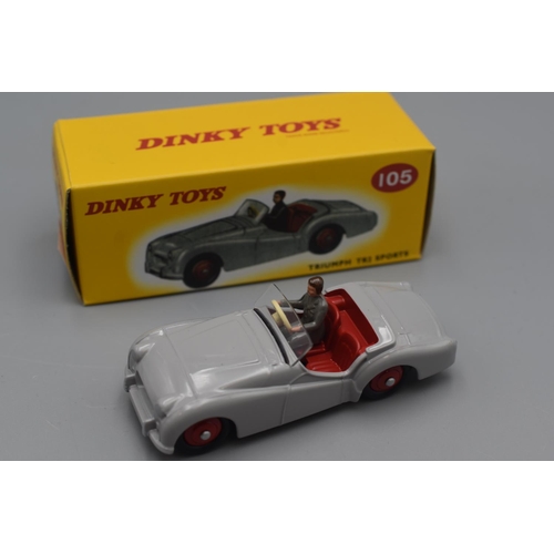 89 - Dinky Toys Triumph TR2 Die-Cast Model Car in Box