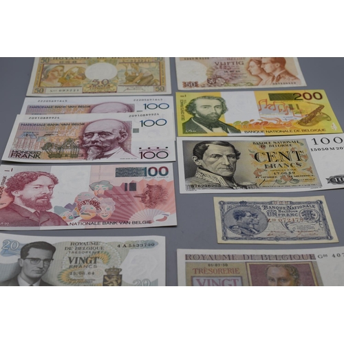 78 - Collection of Belgium Bank Notes