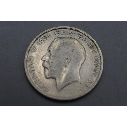 83 - George V 1914 Silver Half Crown