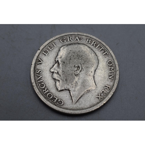 86 - George V 1916 Silver Half Crown