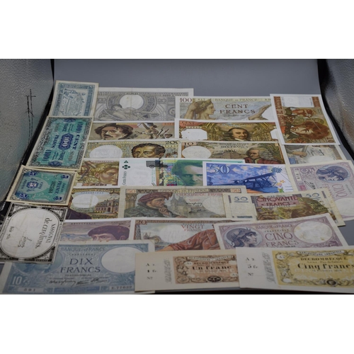 92 - Collection of French Bank Notes