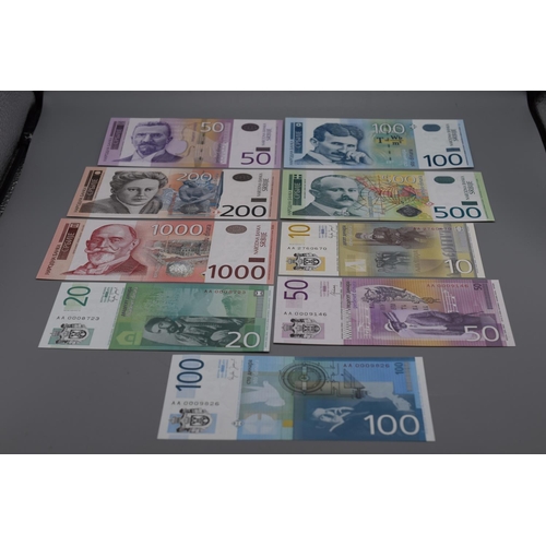 33 - Collection of Serbian Bank Notes