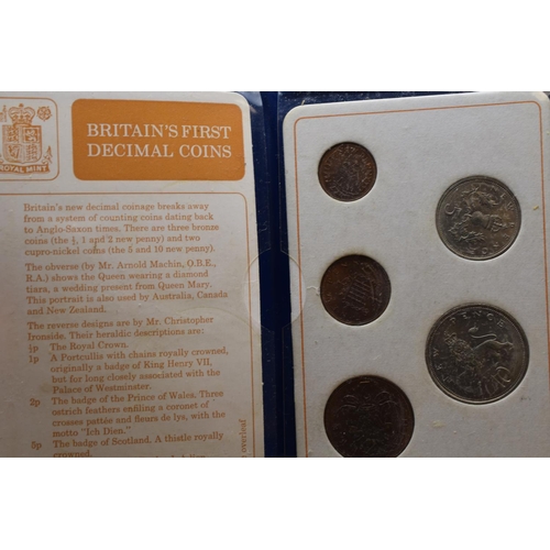 63 - Five Britains First Decimal Coins