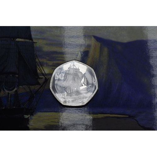 67 - Set of 6 Collectors 50p Coins from the Long Ships Collection by British Pobjoy Mint