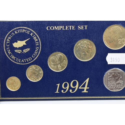 81 - Two Coin Collections to include 2014 Scotland Pattern and Cyprus 1994 Set