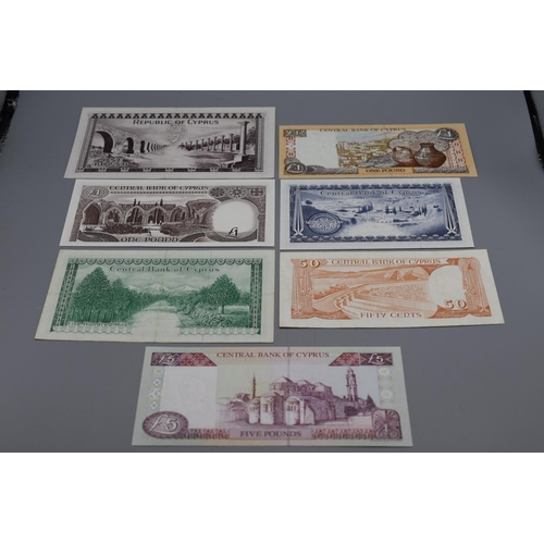 88 - Selection of Cyprus Bank Notes