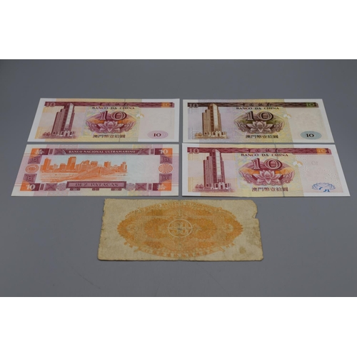 159 - Collection of Macau Bank Notes