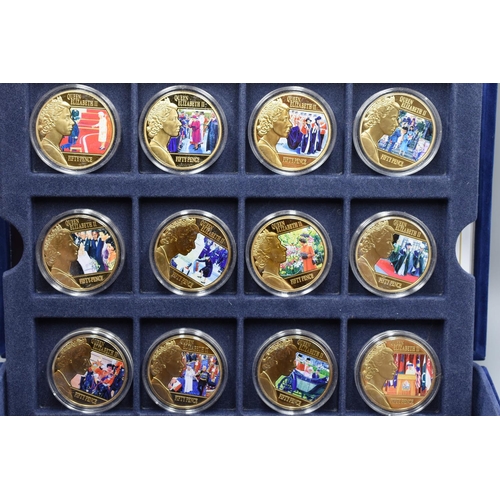 185 - Reflection of a Reign Commemorative Coins with Certificate of Authenticity and Case 2015