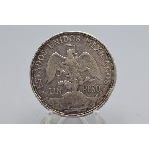 32 - Silver - Mexican - 1 Peso - 1910