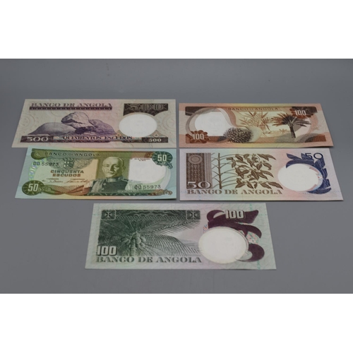 63 - Collection of Bank Notes From Angola