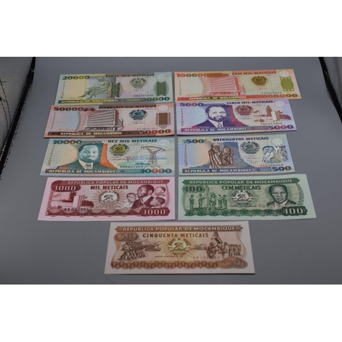 65 - Collection of Bank Notes From Mozambique