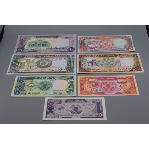 75 - Collection of Bank Notes From Sudan