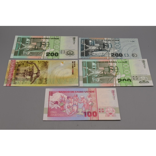 87 - Collection of Bank Notes From Cape Verde Island