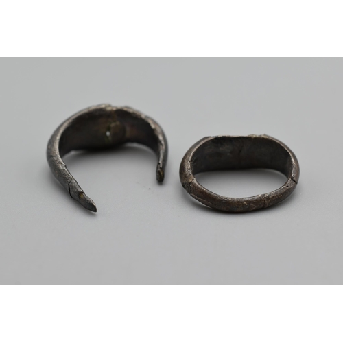 41 - Two Roman Silver Rings