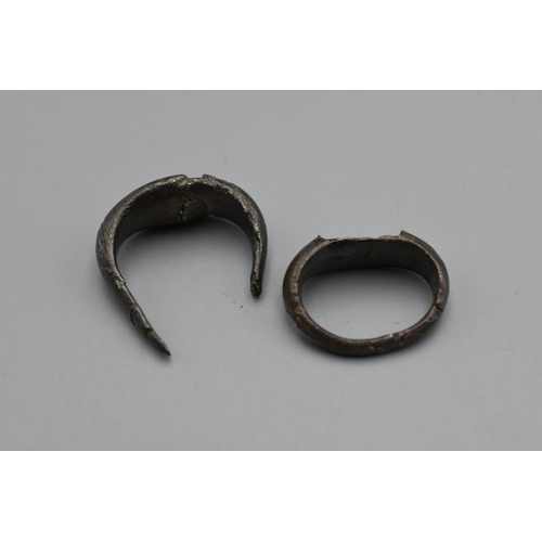 41 - Two Roman Silver Rings