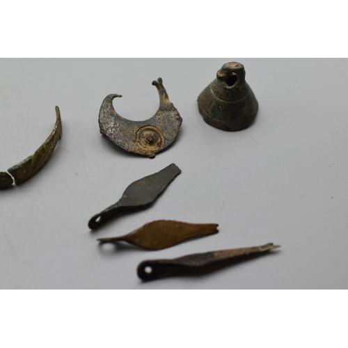 42 - Collection of a Roman Brooch, Bell Attachment and More