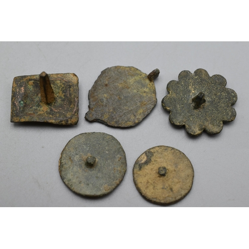 45 - Collection of Roman Disc Fibulaes/Brooches/Buttons