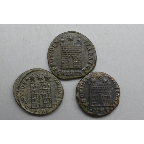 53 - Three Roman Campgate Coins