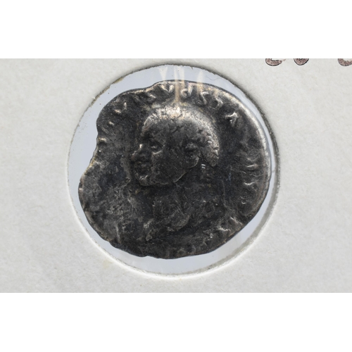 63 - Silver - Vespasian - Facing Left - A.D- 69 - 79