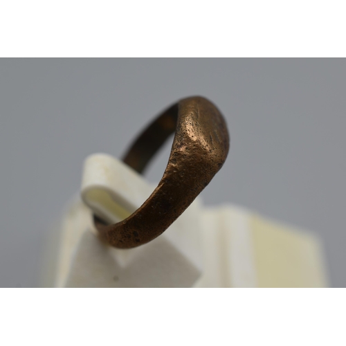 74 - Copper Roman Ring