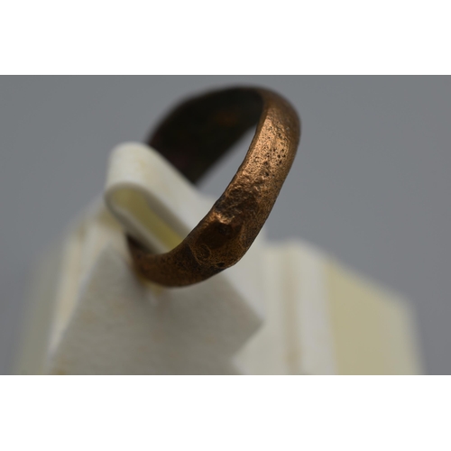 74 - Copper Roman Ring