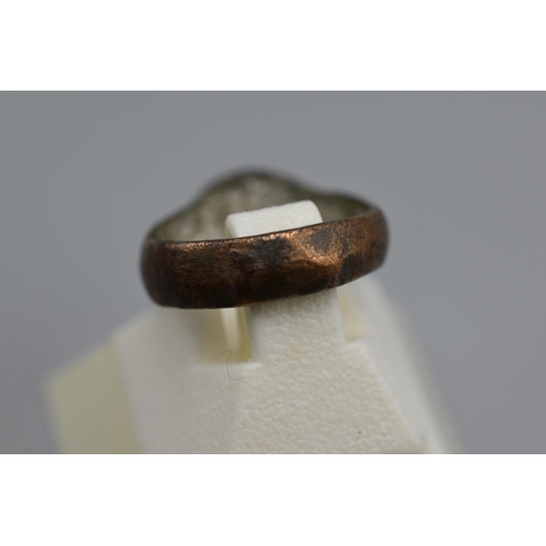 76 - Copper Roman Ring