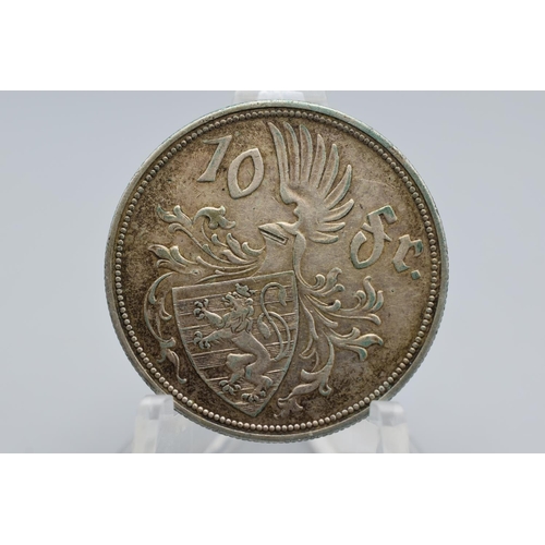 5 - Silver - Luxembourg - 10 Francs - Charlotte - 1929