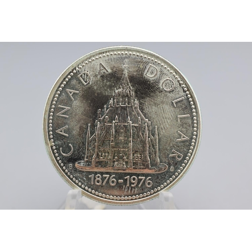 15 - Silver - Canada - 1 Dollar - Elizabeth II Parliamentary Library