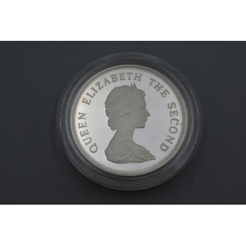 18 - Silver Commemorative Elizabeth II Five Dollar Coin