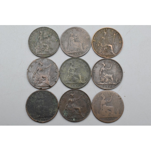 20 - Selection of Victoria Farthings