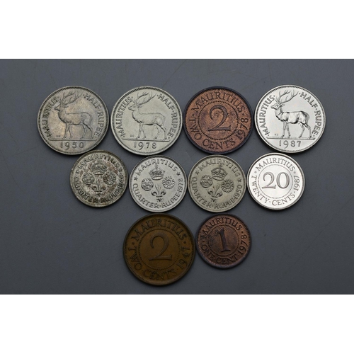 27 - Collection of Coins From Mauritius