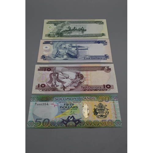 36 - Selection of Bank Notes From Solomon Islands