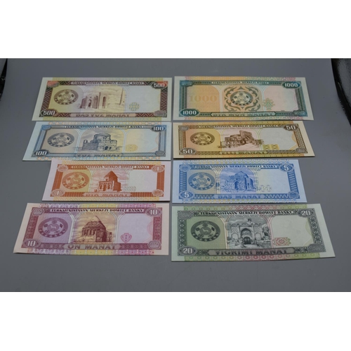 53 - Selection of Bank Notes From Turkmenistan