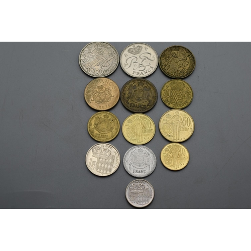 72 - Selection of Coinage From Monaco