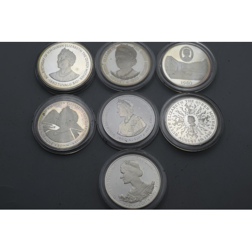 80 - Her Majesty Queen Elizabeth The Queen Mother - 80th Birthday Proof Commemorative Crown Set