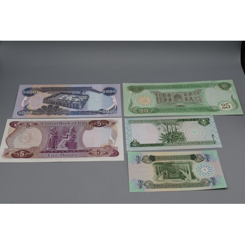 81 - Selection of Bank Notes From Iraq