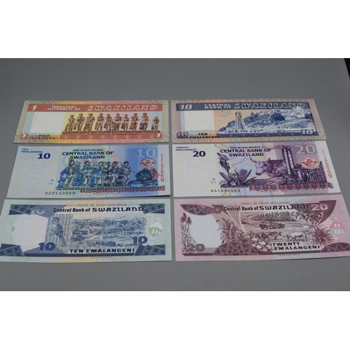 84 - Collection of Bank Notes From Swaziland