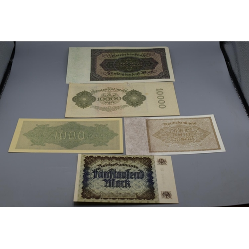 92 - Selection of German Bank Notes From 1922