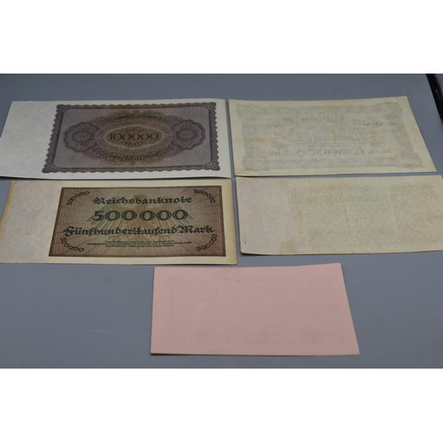 93 - Selection of Bank Notes From 1923