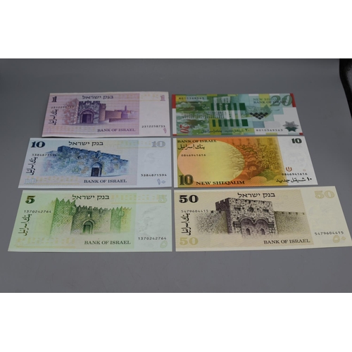 96 - Collection of Bank Notes From Israel