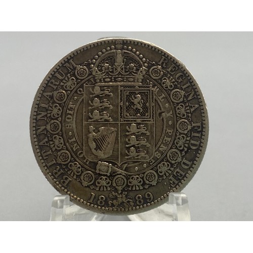 101 - Silver - Victoria - Half Crown - 1889